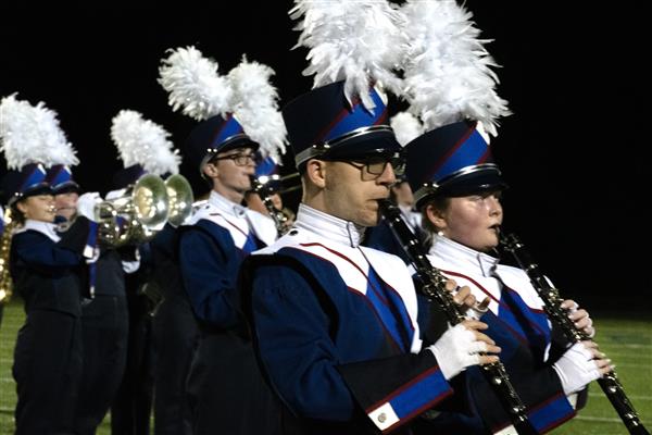 Old Mill High School Marching Band Performing